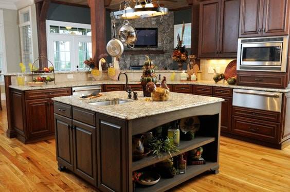 What are the different types of kitchen layout? One-Wall Kitchens. Look at these DIY Remodeling Kitchen Ideas on a Budget – they will teach you how to make a small kitchen look bigger! You can find here what are the different styles of kitchens and what are the different types of kitchen layout – get some kitchen design and decor ideas, furniture makeovers. 