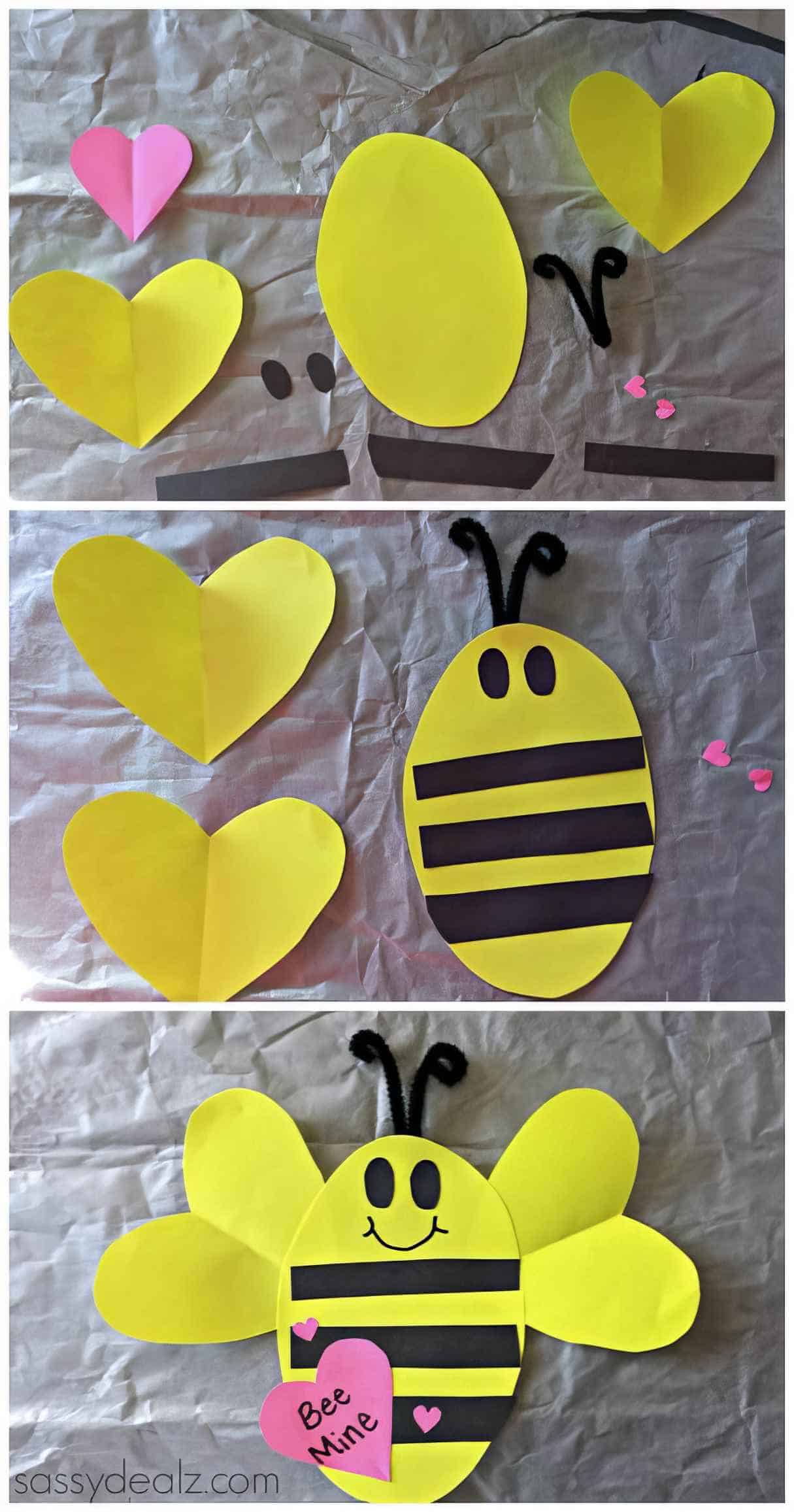 “Bee Mine” Valentine’s Day Craft For Preschoolers