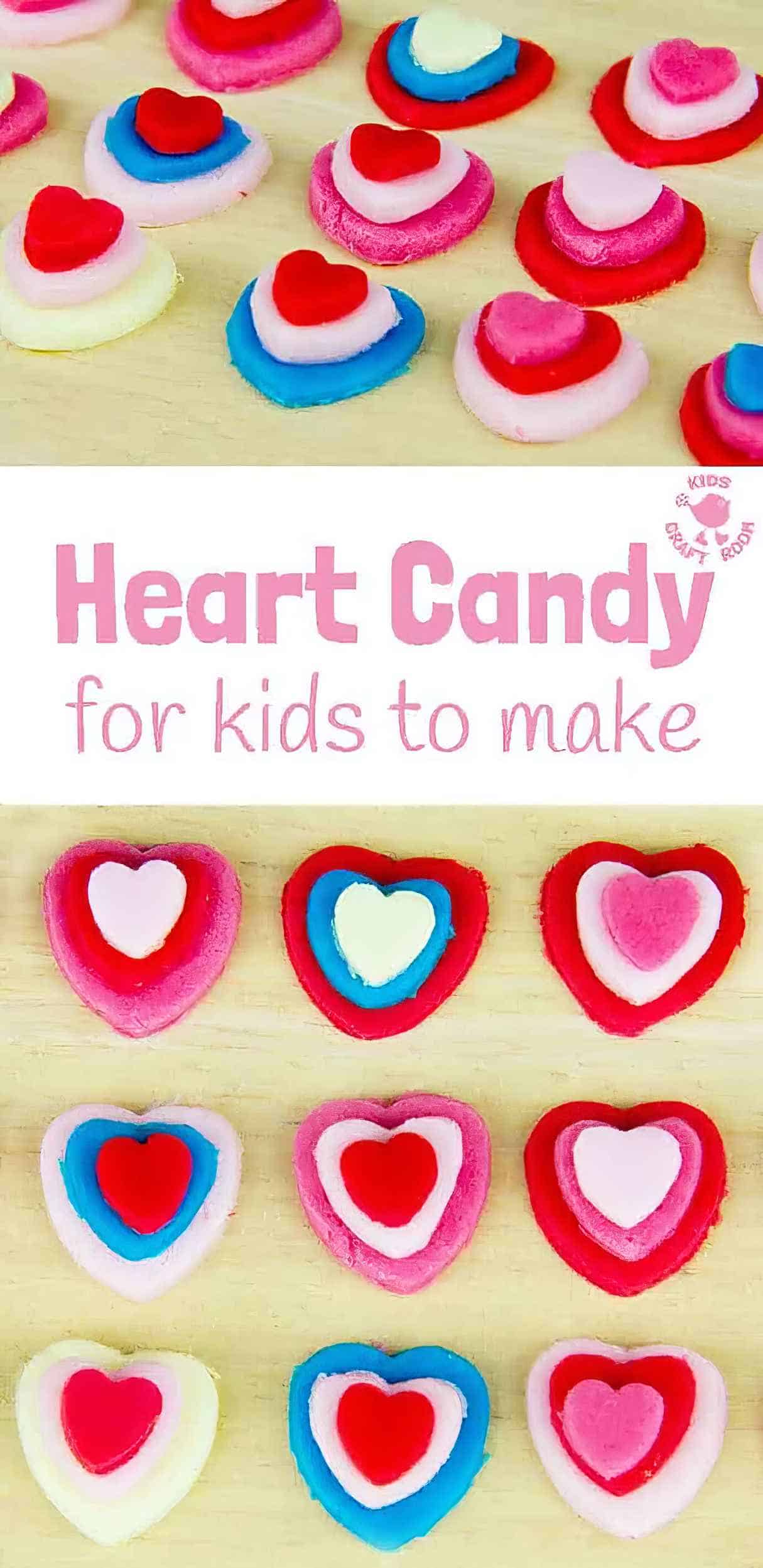 Heart Candy to Make on Valentine's Day Craft for Kids