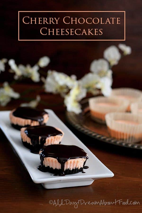 Mini Cherry Chocolate Cheesecakes - Check Top-10 low carb cheesecake recipes including easy low carb cheesecake no bake and keto options. No sugar low carb cheesecakes diabetic friendly. Low carb cheesecake bites for people on the Ketogenic diet.