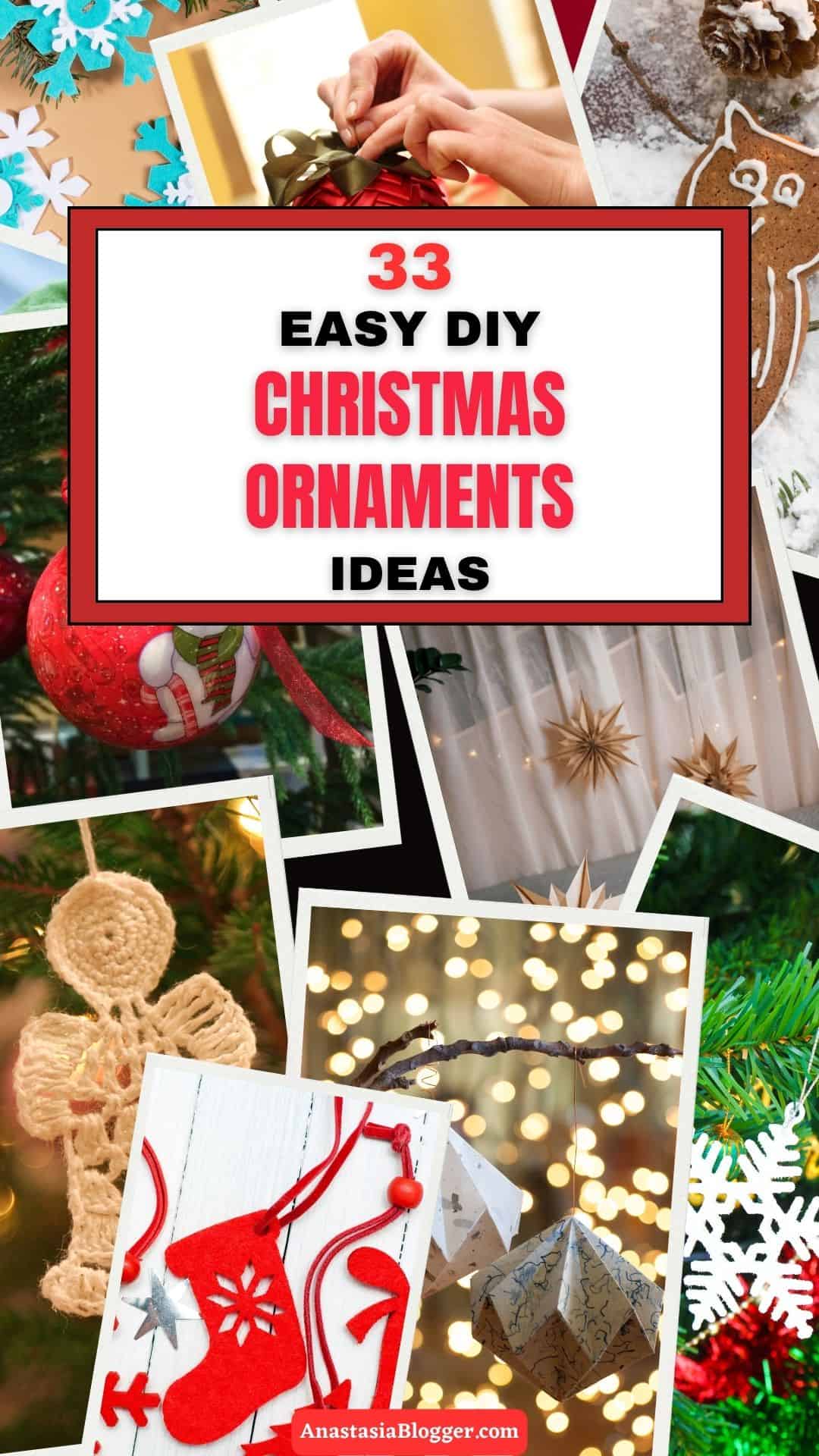 DIY CHRISTMAS ORNAMENTS IDEAS