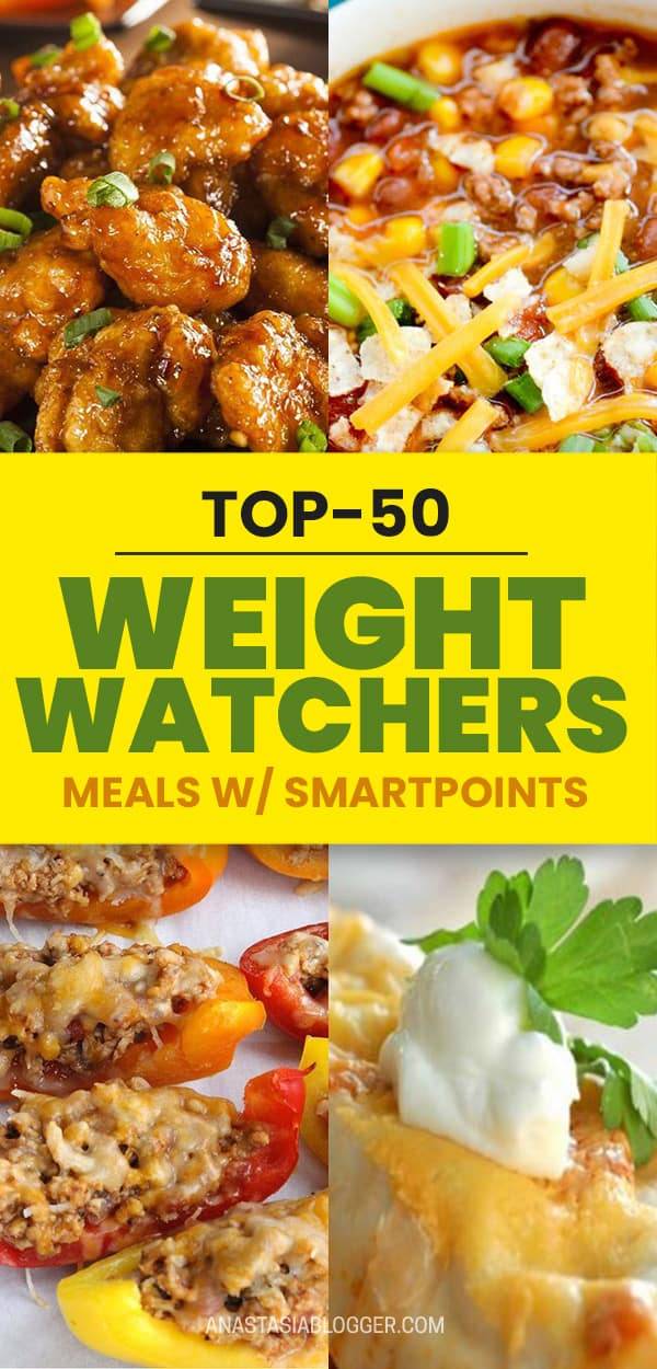 50 Weight Watchers Meals with Points Simple Dinner Recipes with