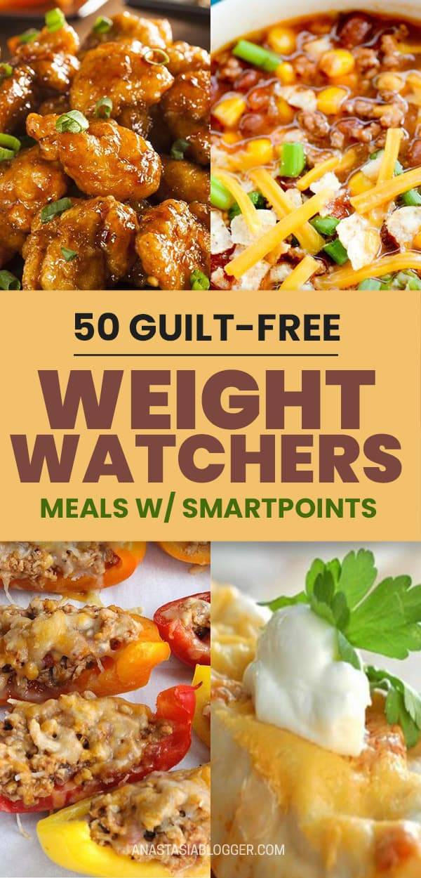 Weight Watchers Meals with Smartpoints - Dinner, Chichen and Desserts. Get the best ideas of dinners, lunches and desserts - weight watchers recipes with low SmartPoints to keep you on a healthy and delicious diet! #weightwatchers #diet #meals #smartpoints #food #recipes #healthyrecipes #healthyfood #health #delicious