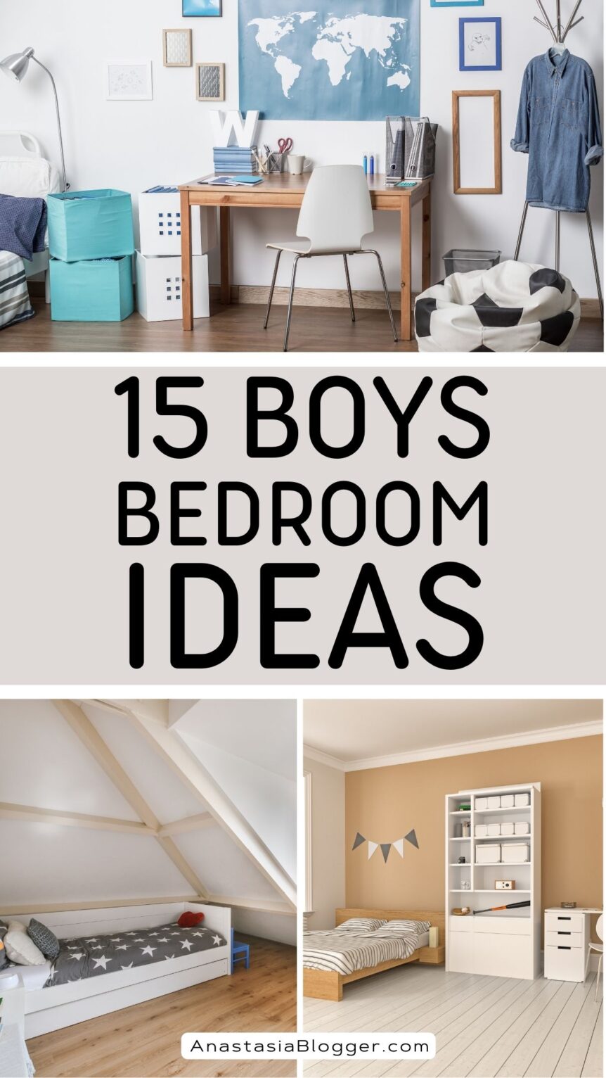 Boys Bedroom Ideas For Small Rooms - DIY Design on a Budget - Anastasia ...