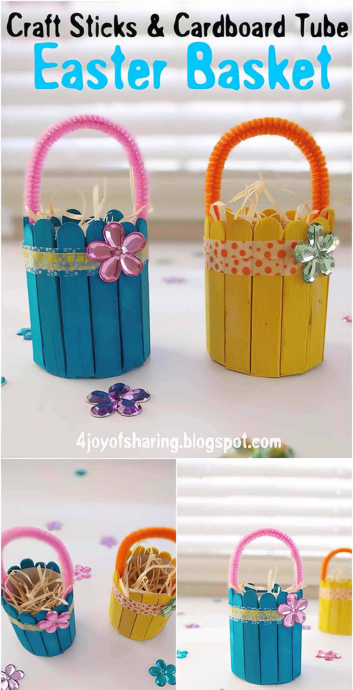 Cute And Easy Easter Basket Craft