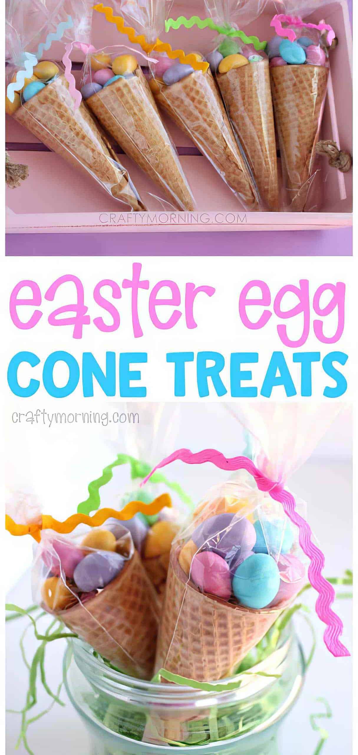 Easter Egg Cone Treats