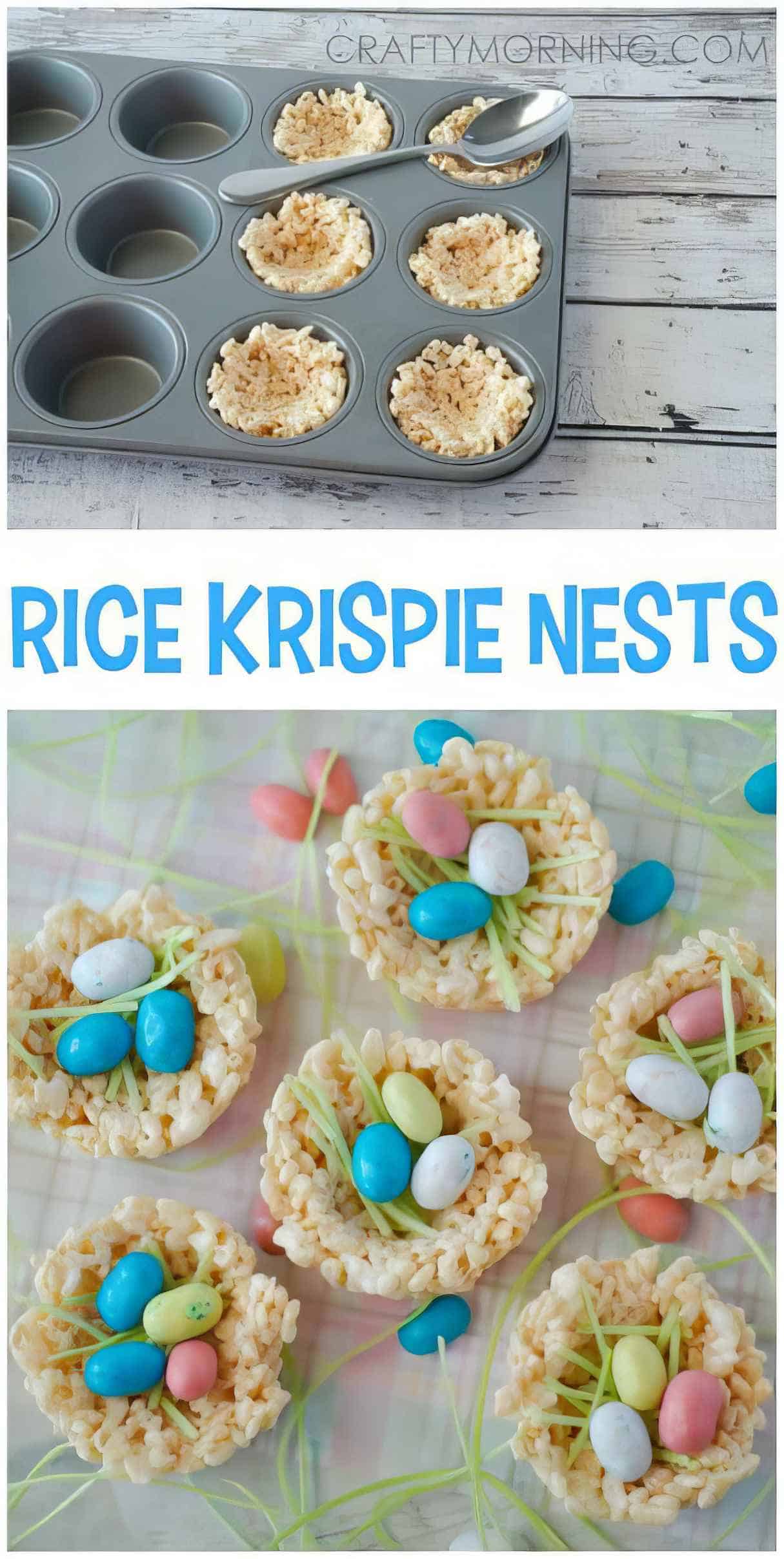 Rice Krispie Nests
