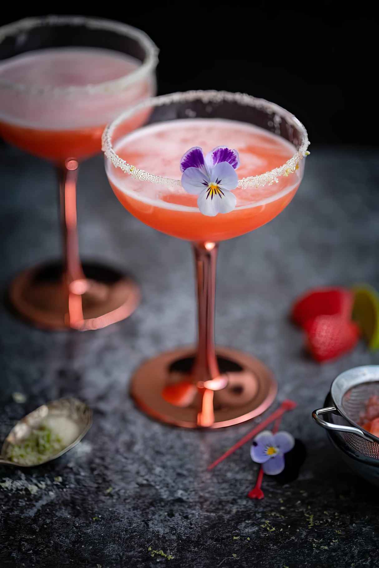 Celebrating World Gin Day with a Strawberry Gin Sour