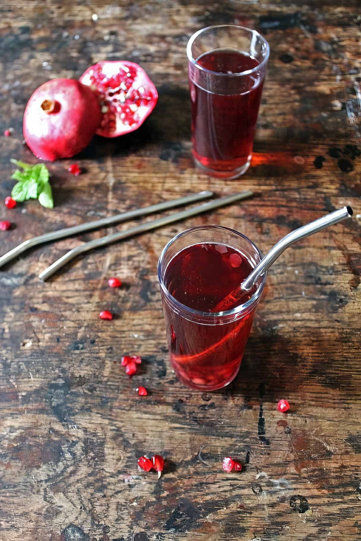 Cranberry Pomegranate Cosmopolitan Cocktail