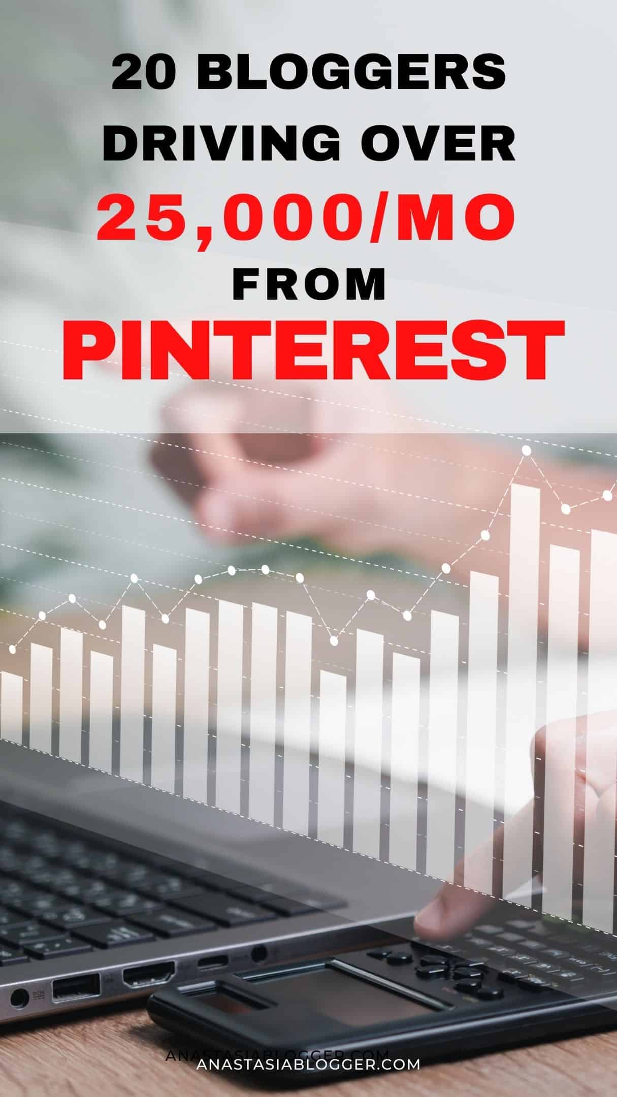 BLOGUEROS QUE GENERAN MÁS DE 25.000/MES DESDE PINTEREST EN POCOS MESES