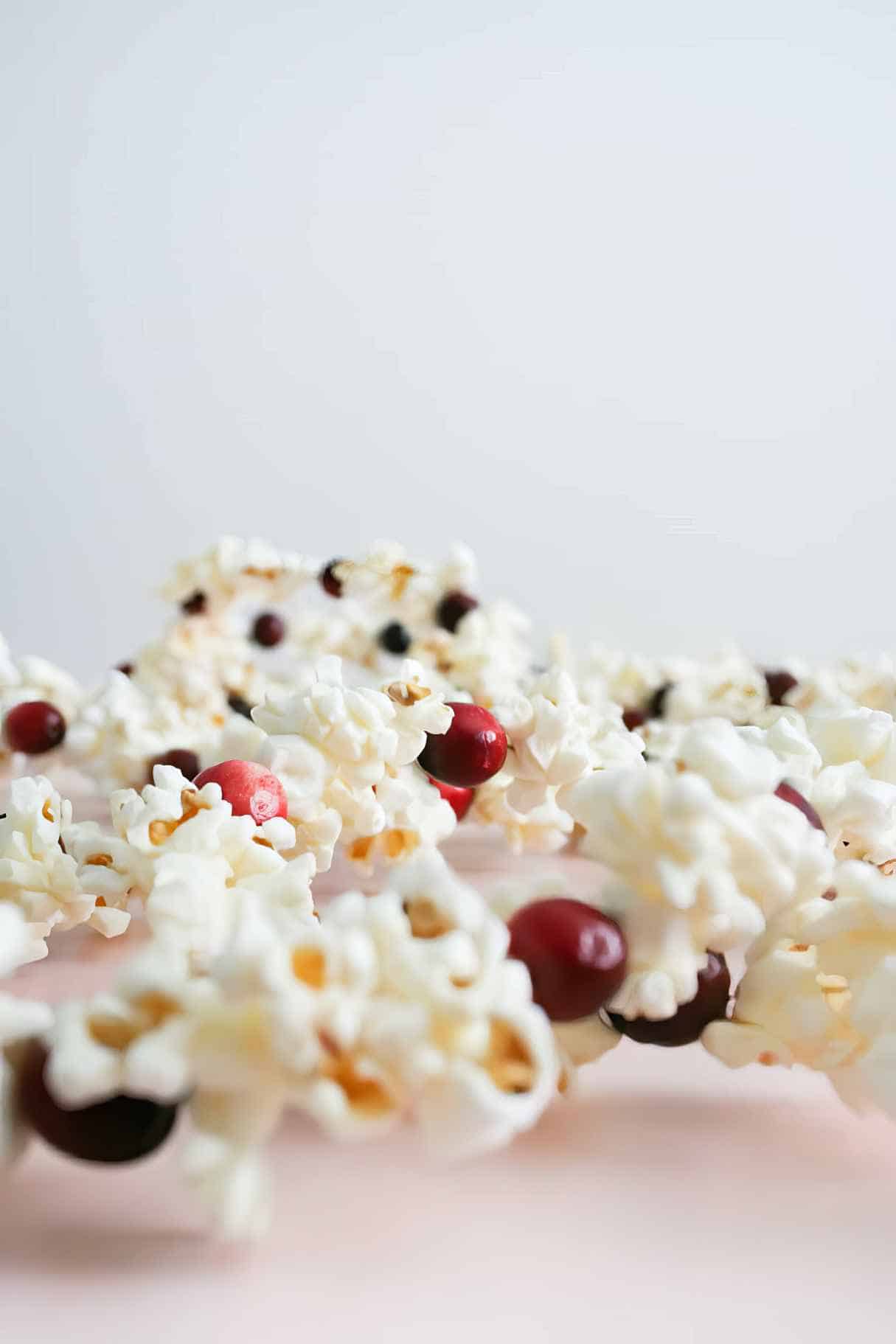 DIY Old-Fashioned Cranberry Popcorn Garland
