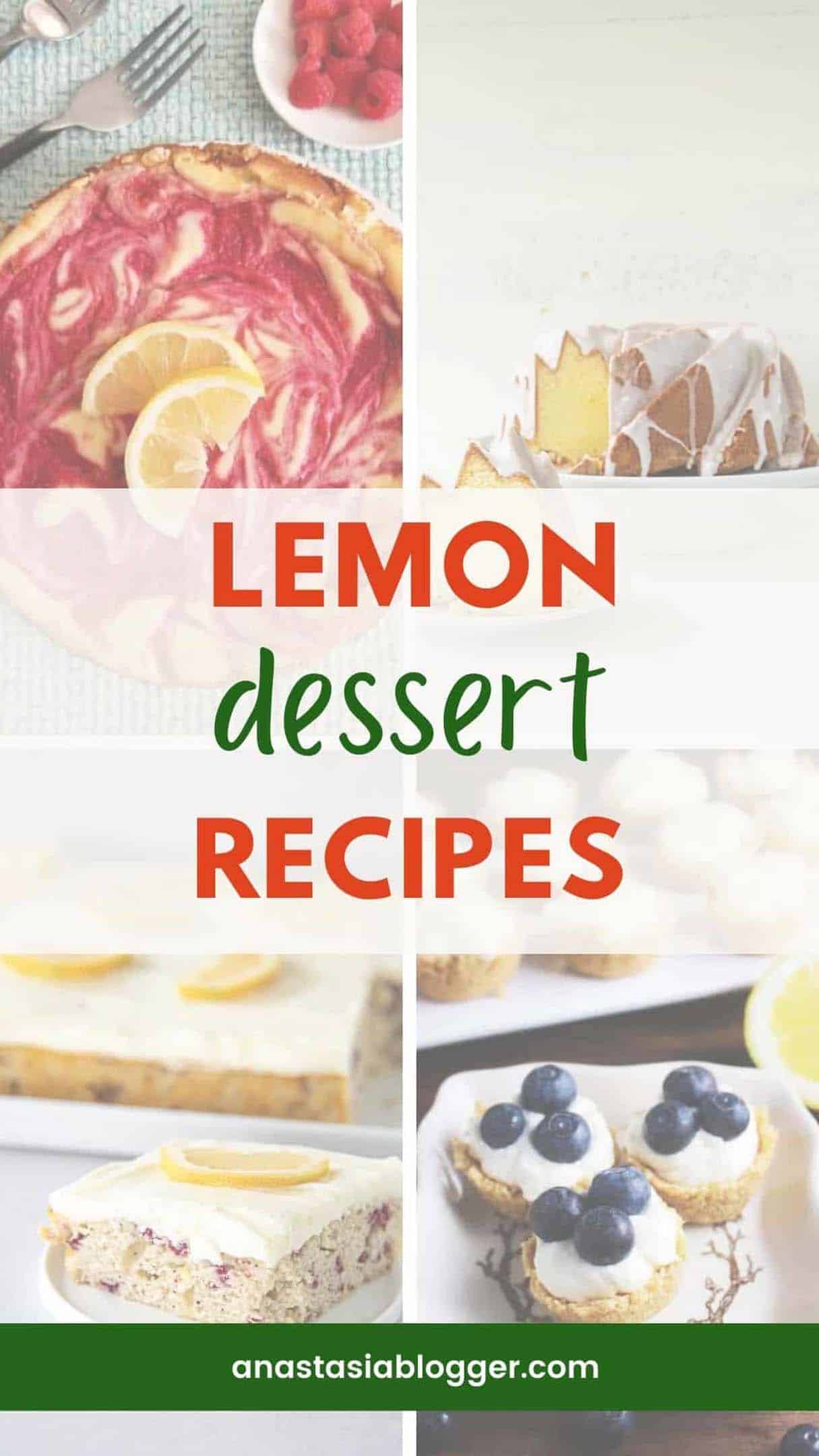 Lemon Dessert Recipes