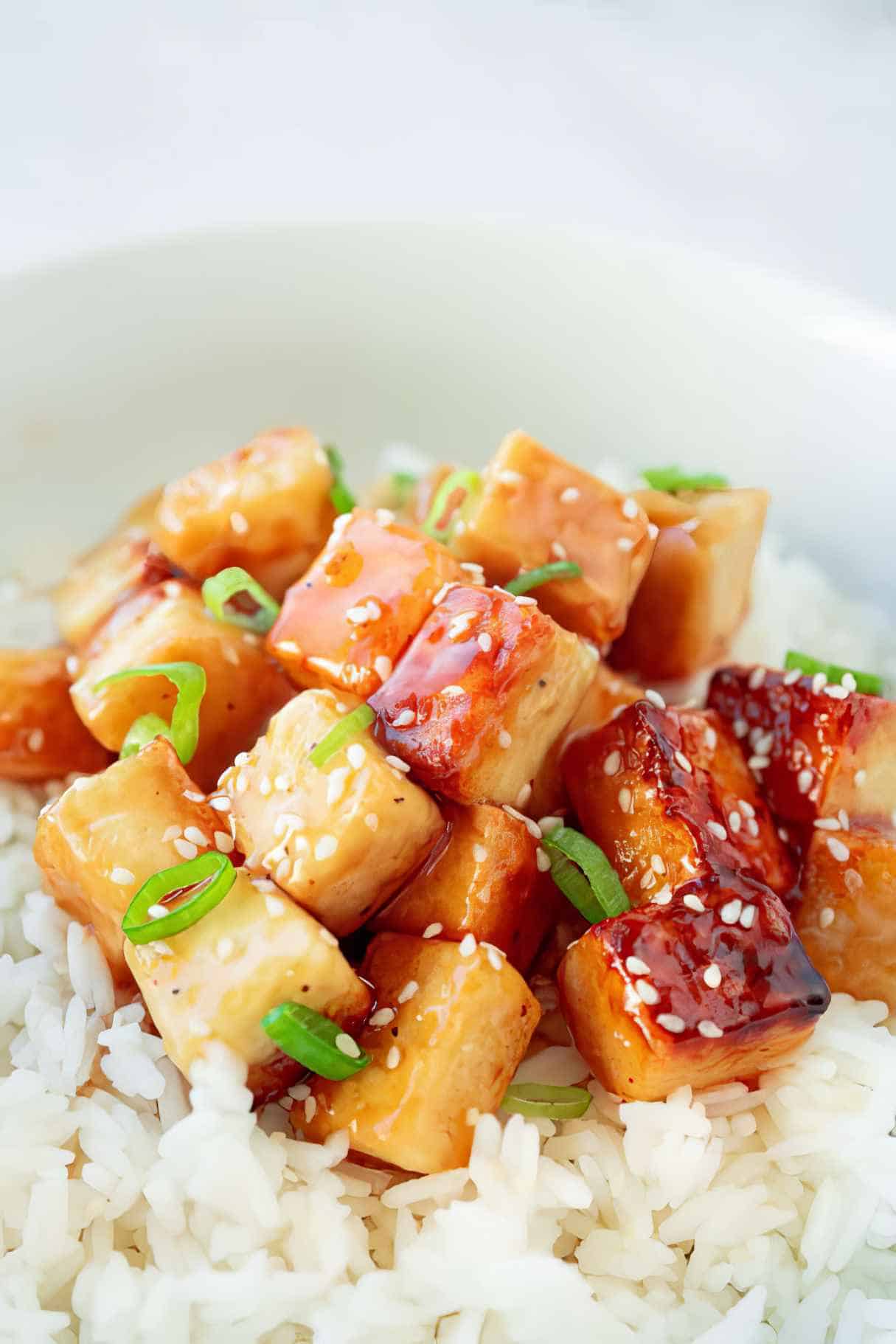 15-Minute Vegan Orange Tofu