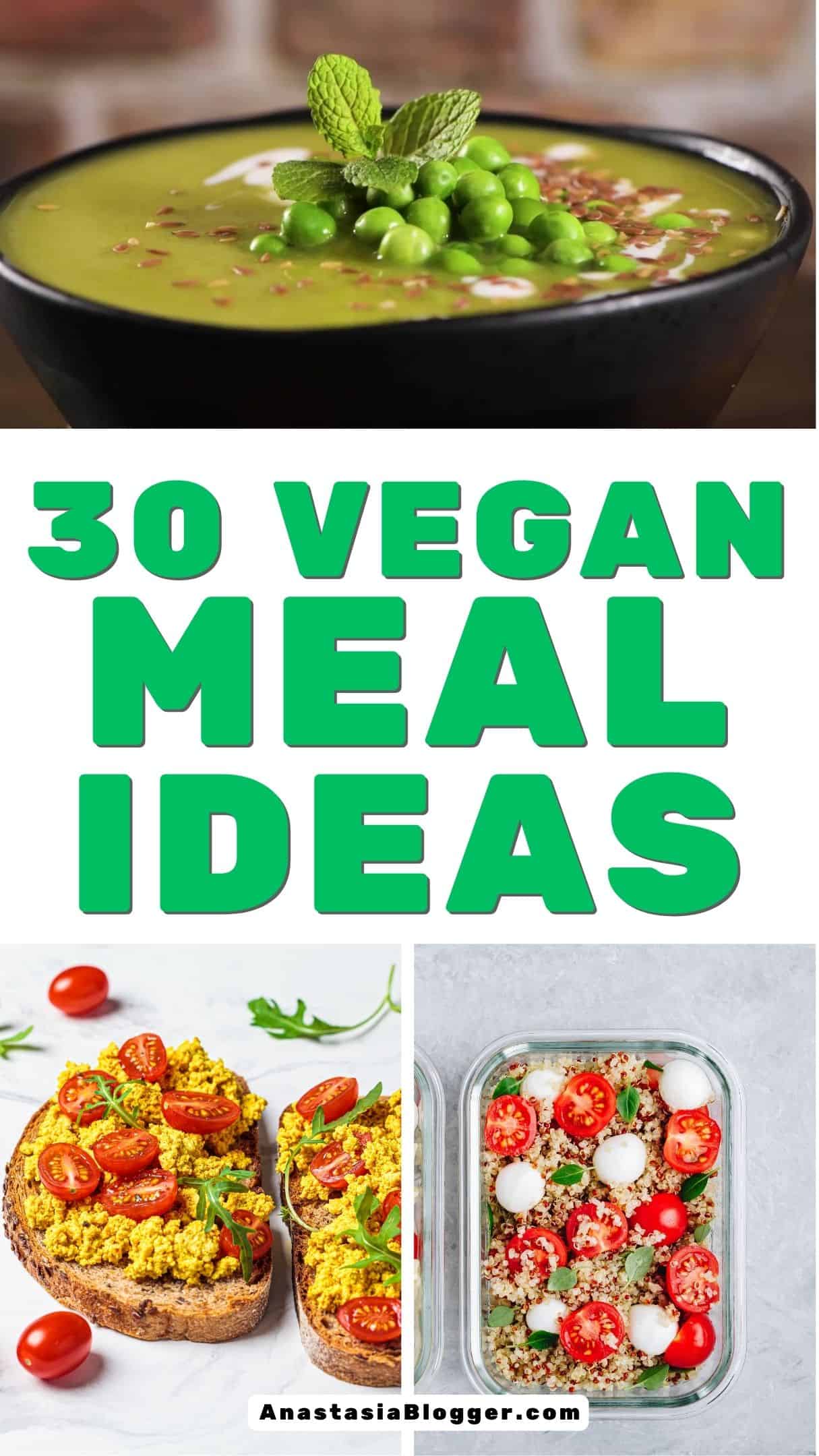 VEGAN MEAL IDEAS