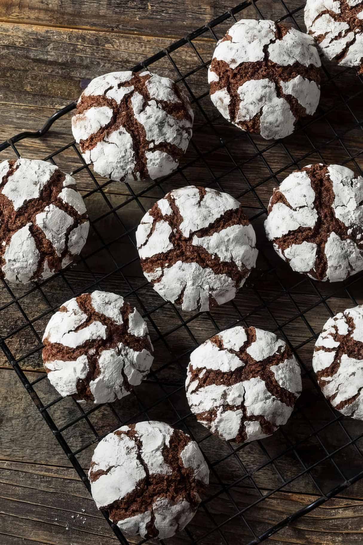 Chocolate Crinkle Cookies
