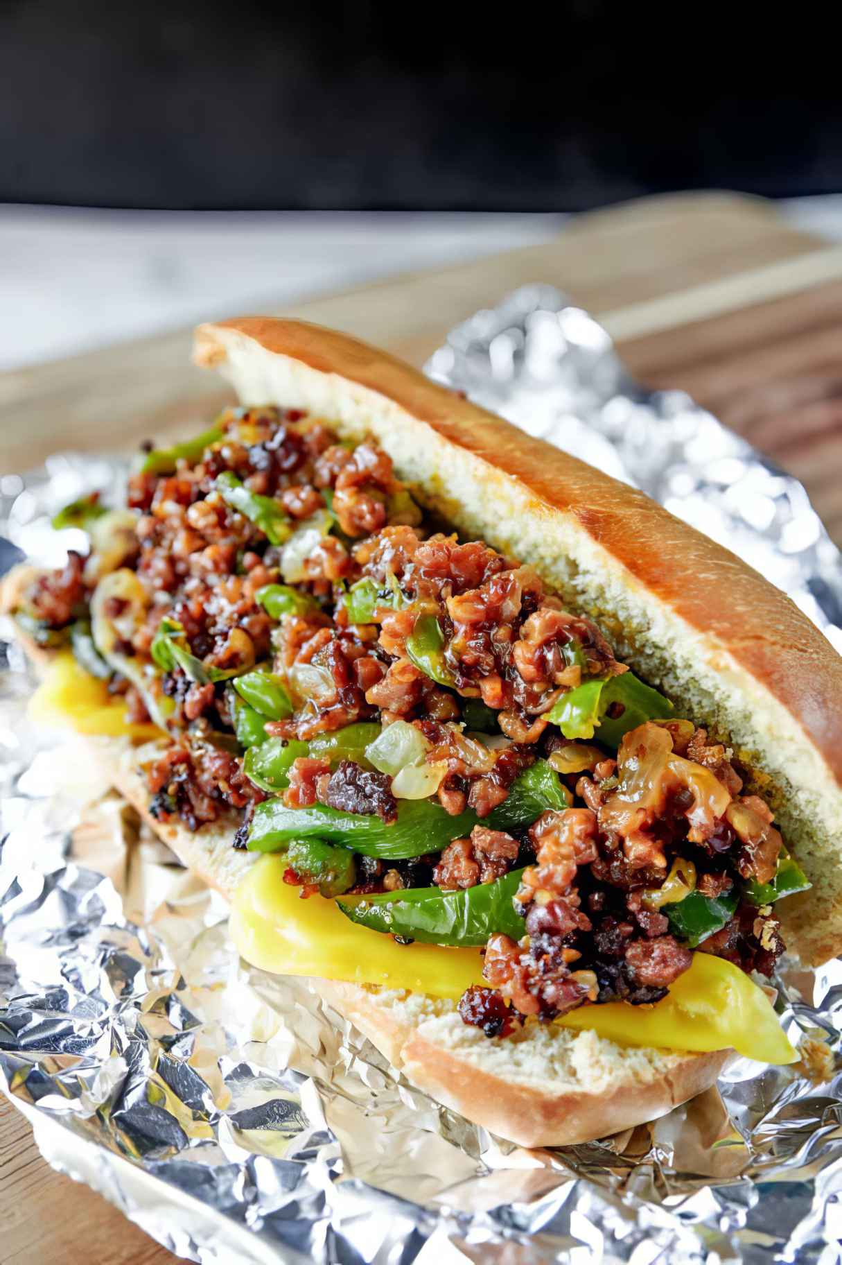 Easy Vegan Philly Cheesesteak