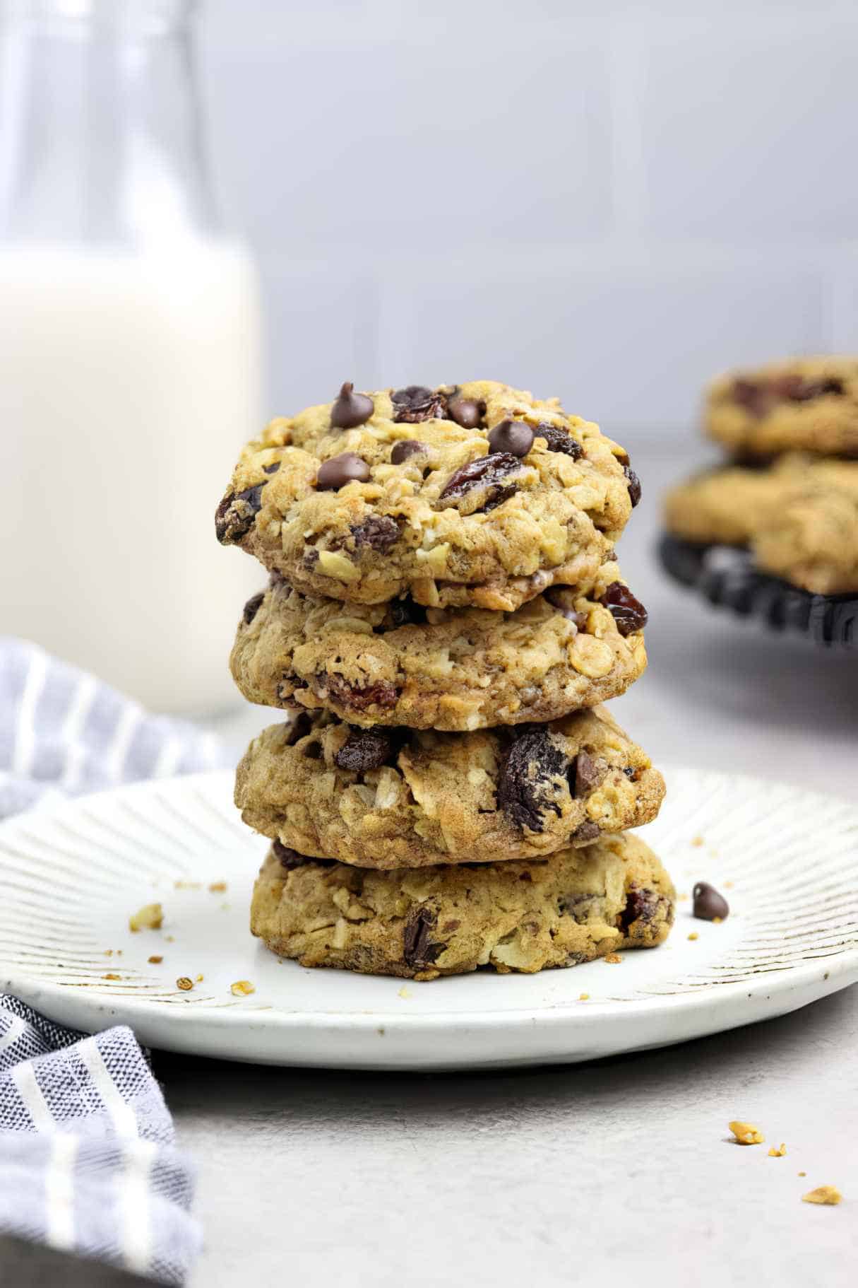 Oatmeal Raisin Chocolate Chip Cookies