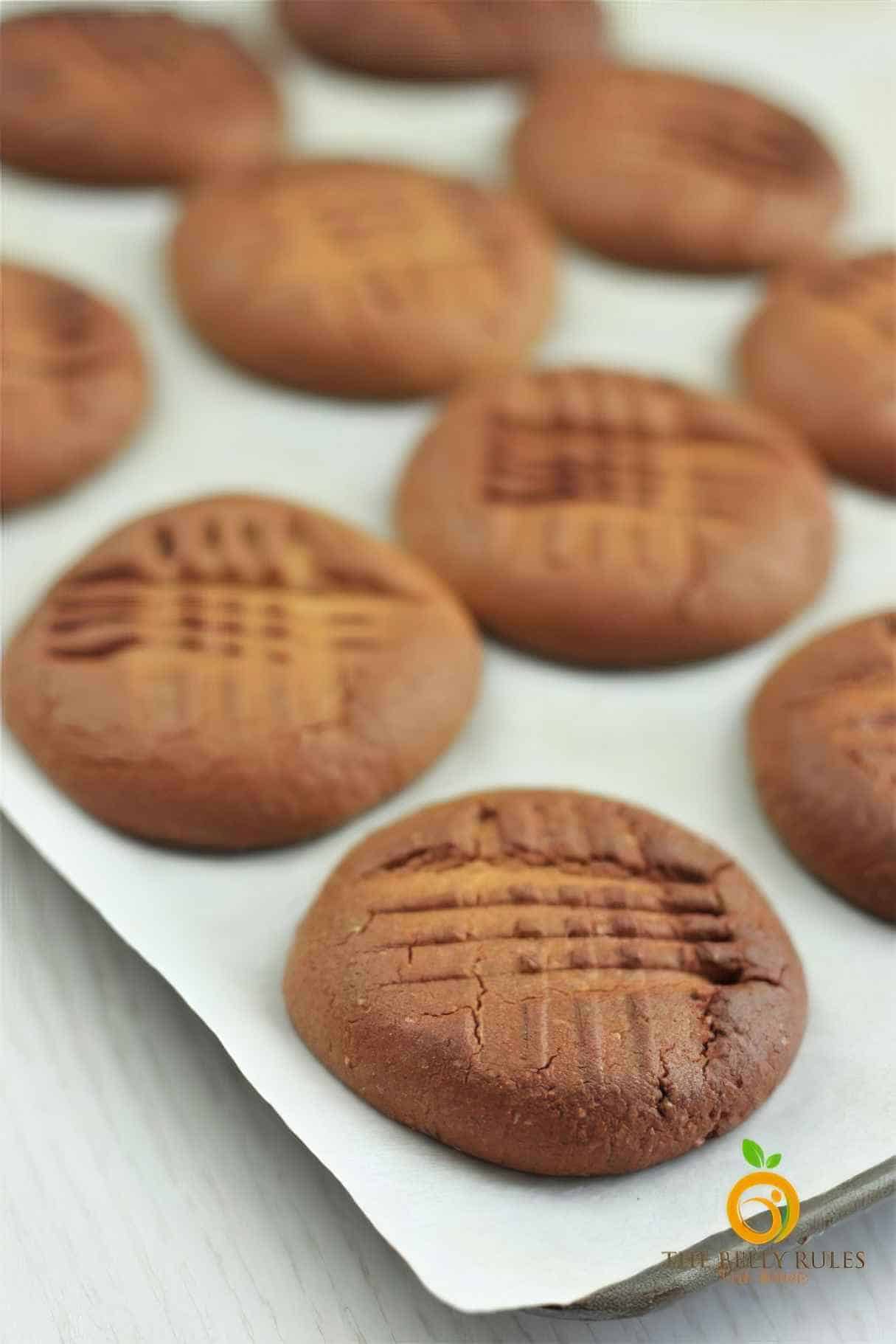 Vegan Peanut Butter Oatmeal Cookies