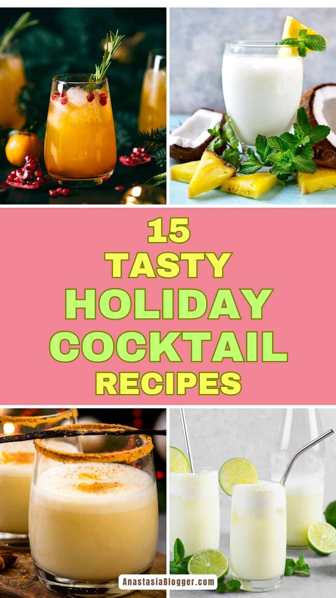 HOLIDAY COCKTAIL RECIPES