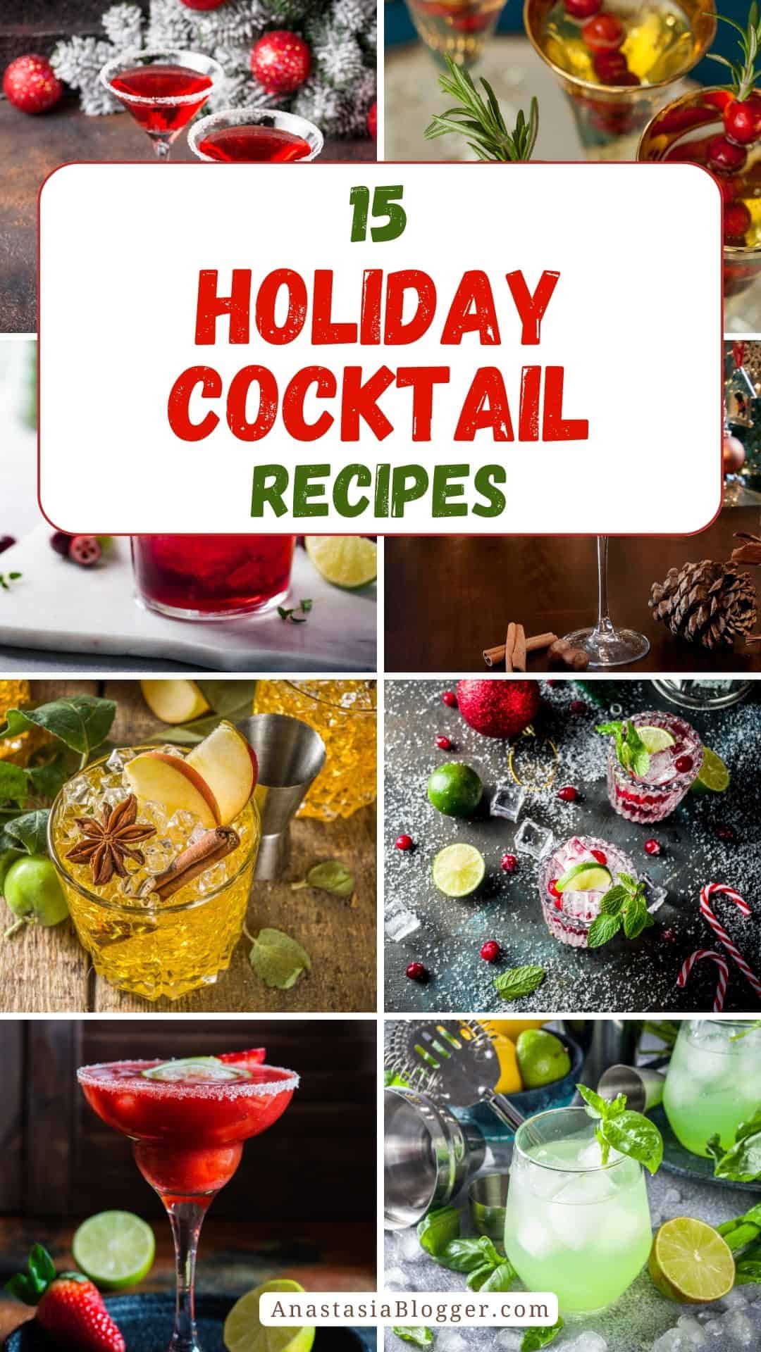 HOLIDAY COCKTAIL RECIPES