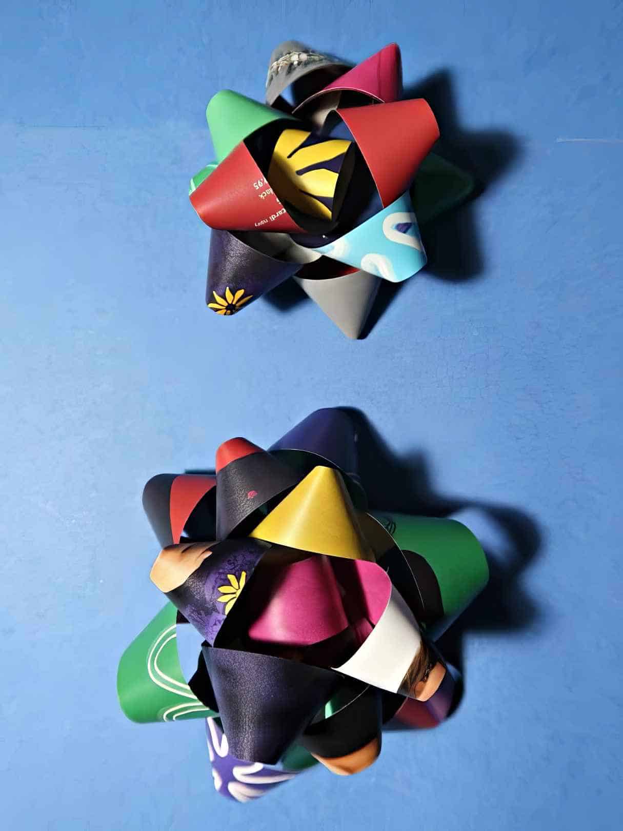 How to Make Colourful, Recycled Gift Bows