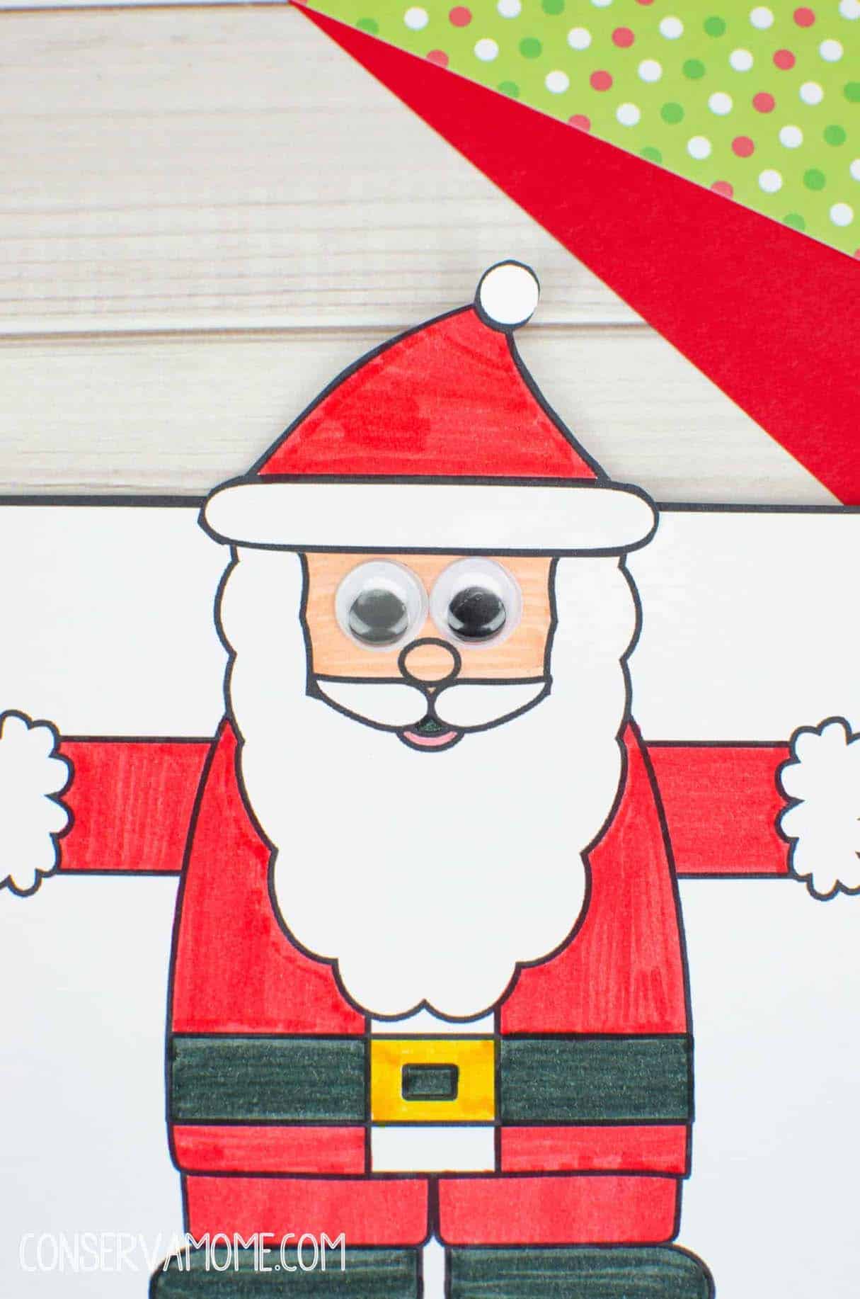 Toilet Paper Roll Santa Claus Craft