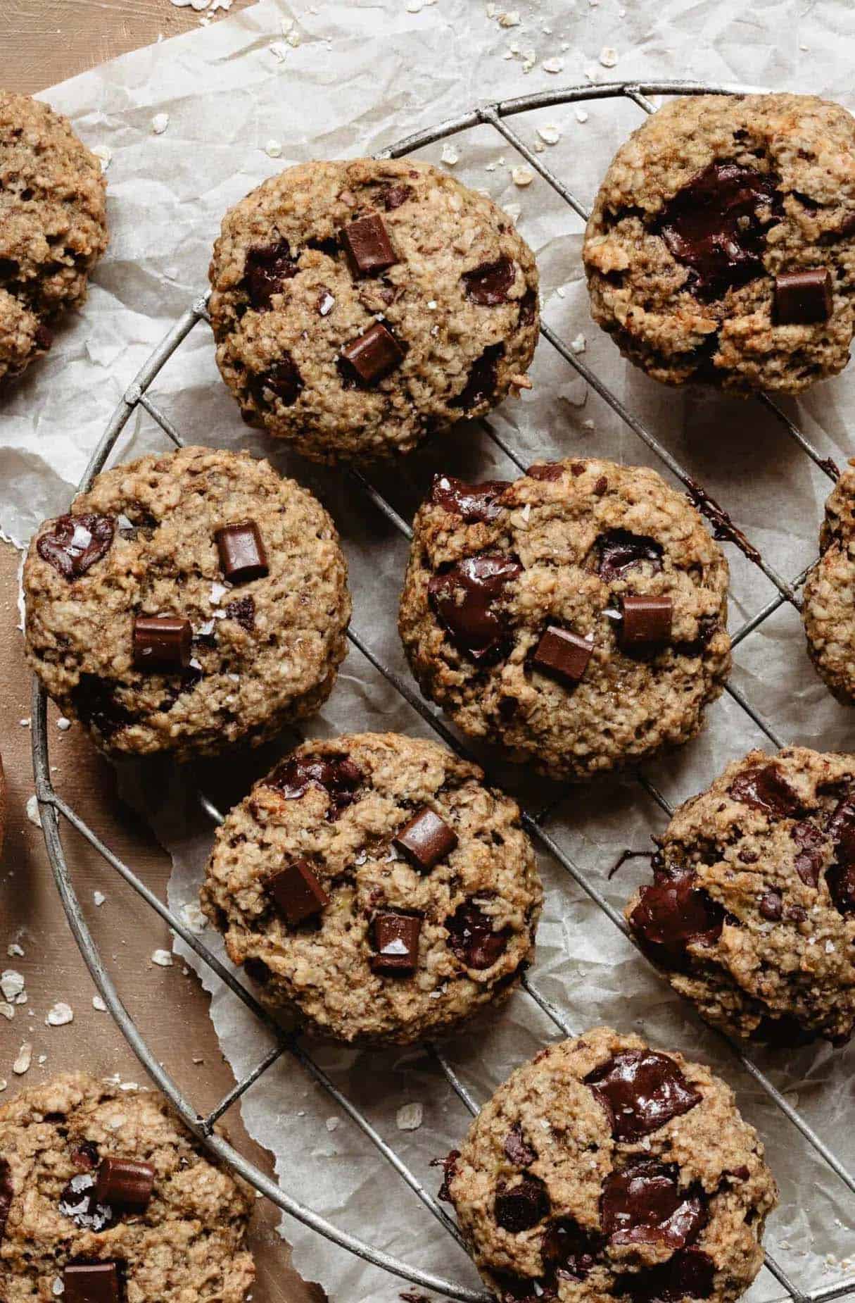 Healthy Banana Bread Cookies With Oats (1 bowl)