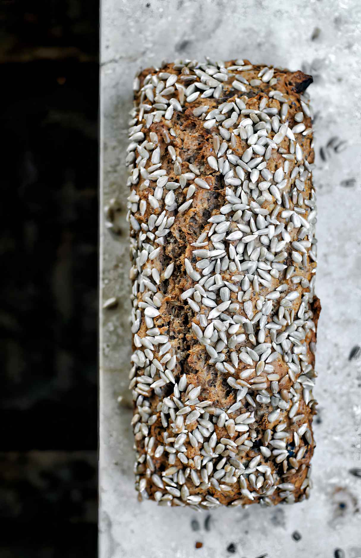 Tahini Banana Bread with Sunflower Seeds