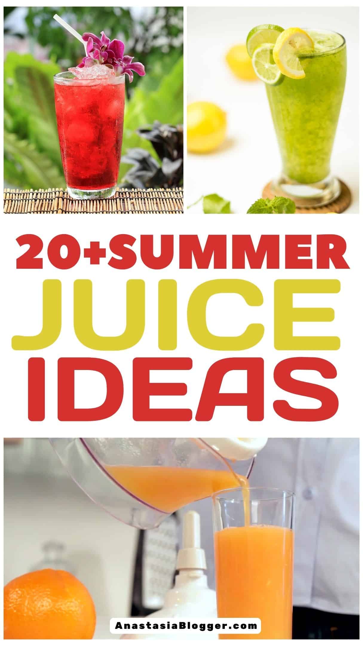 JUICING RECIPES | SUMMER JUICE IDEAS