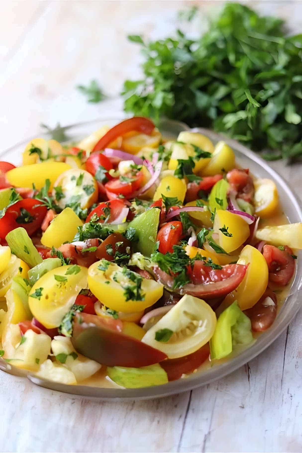 Juicy Tomato Salad With Gremolata