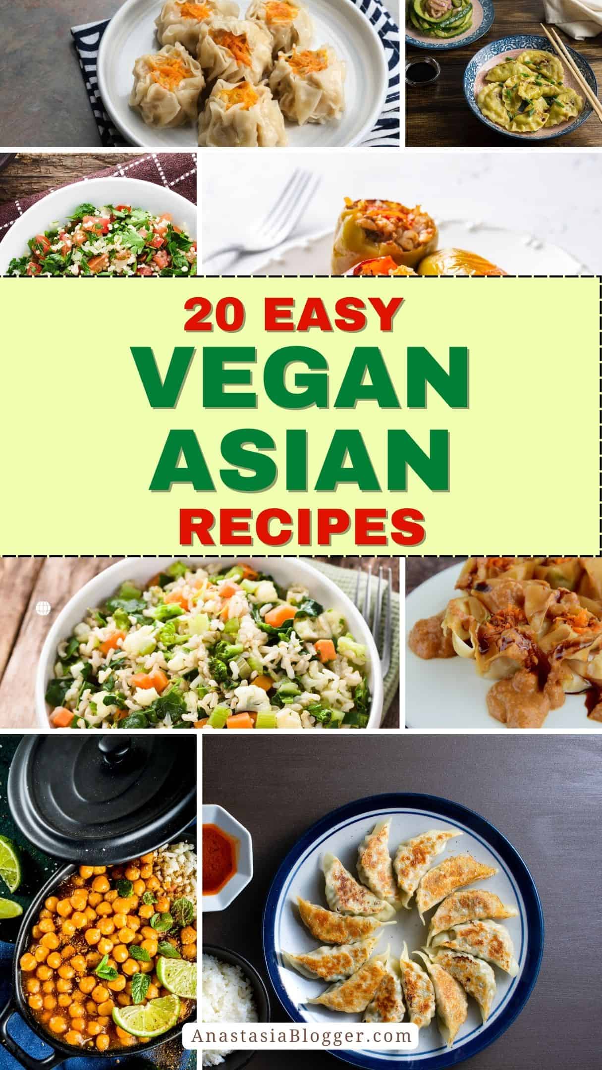 VEGAN ASIAN RECIPES