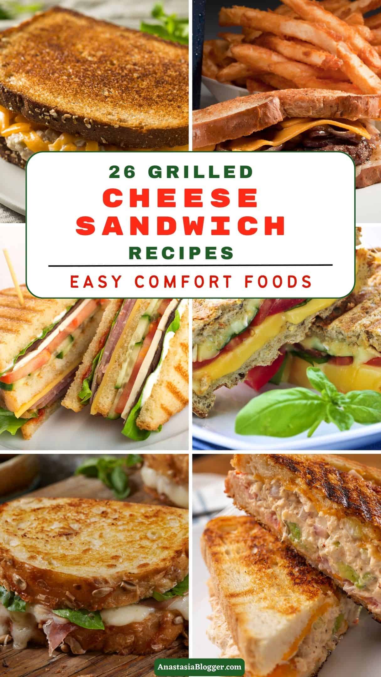 GRILLED CHEESE SANDWICH RECIPES