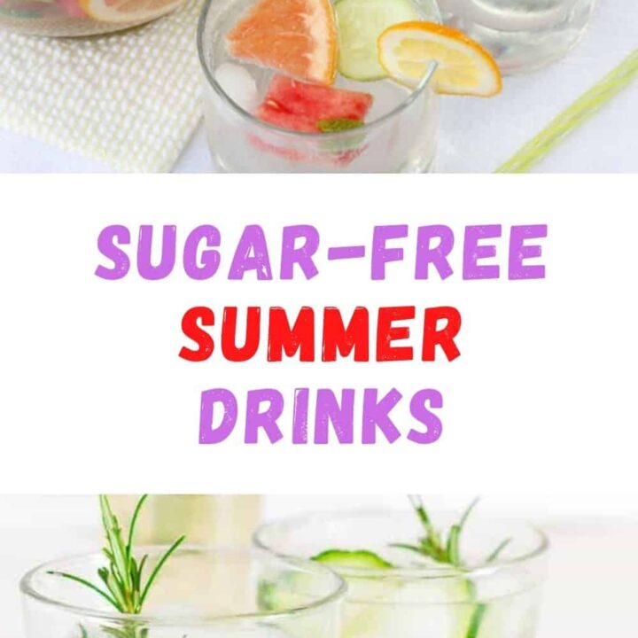 15 Natural Sugar-Free Fruit and Herbs Summer Drinks