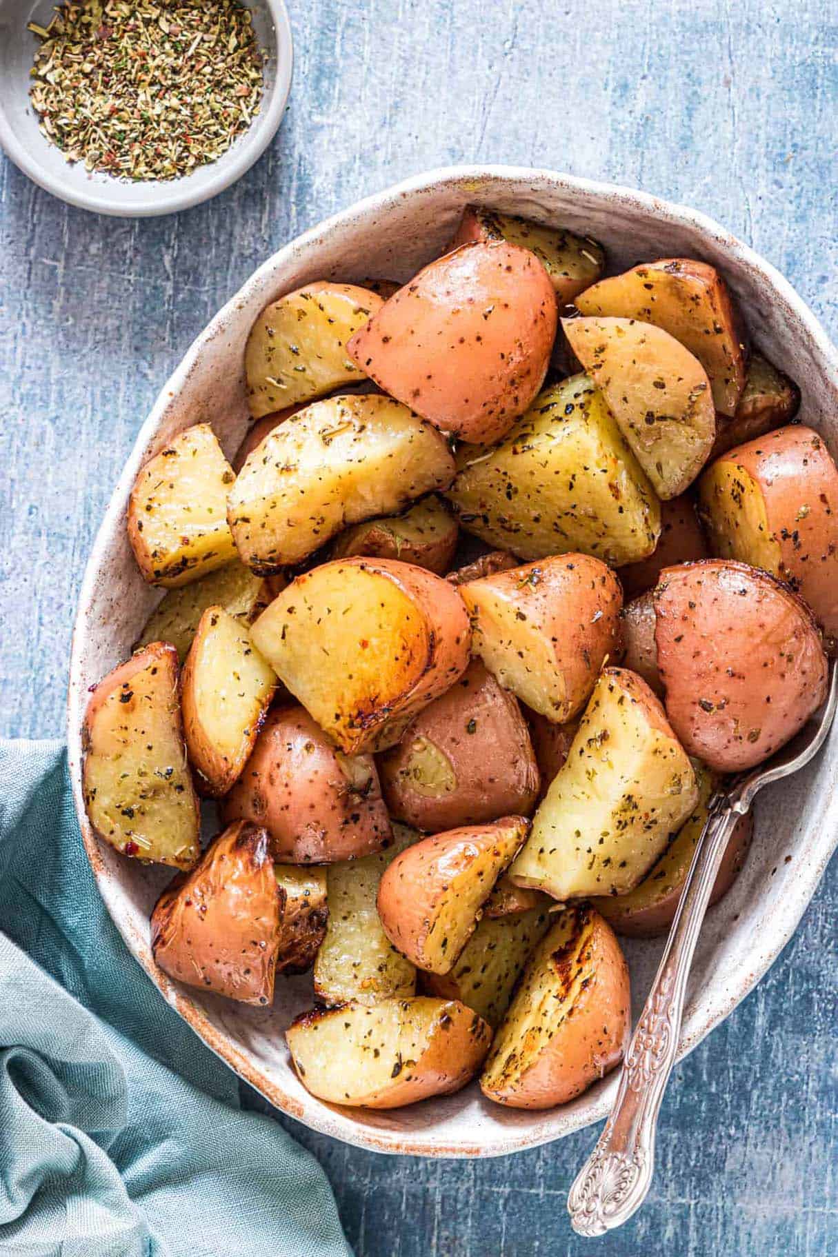 Foil Pack Grilled Red Potatoes