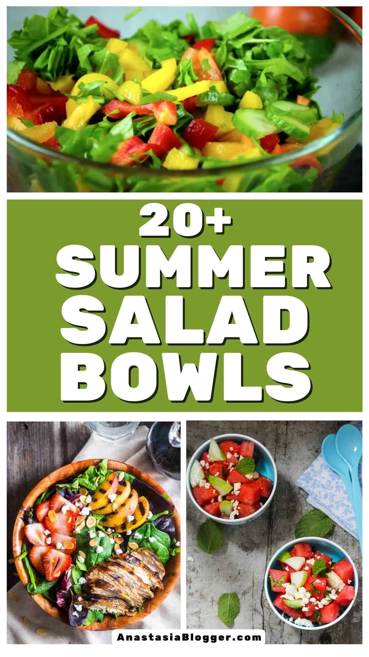 20+ REFRESHING SUMMER SALAD BOWLS