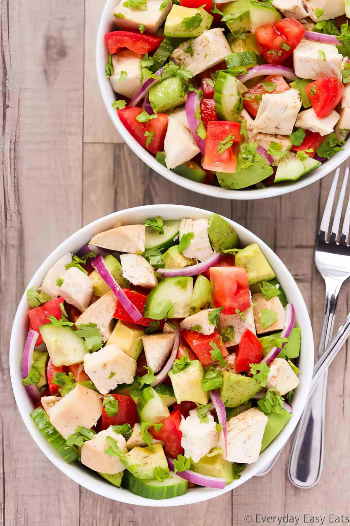 Easy Chicken Avocado Salad Recipe