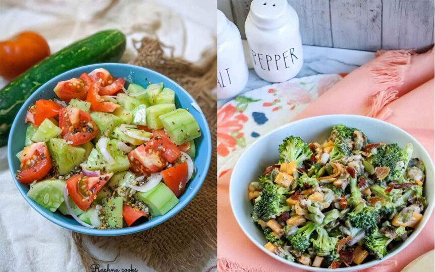 summer salad bowls