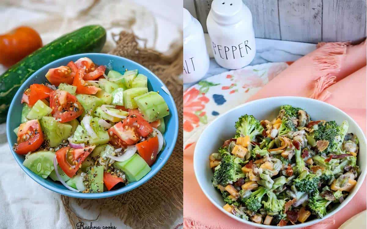 summer salad bowls