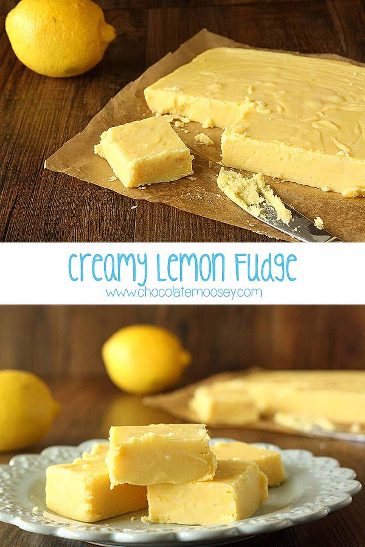 Small Batch Creamy Lemon Fudge