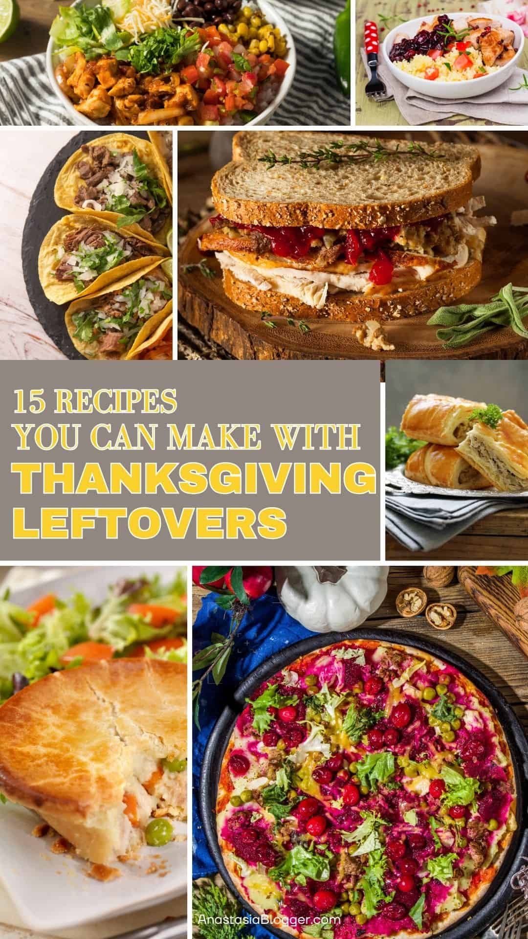 RECIPES WITH THANKSGIVING LEFTOVERS