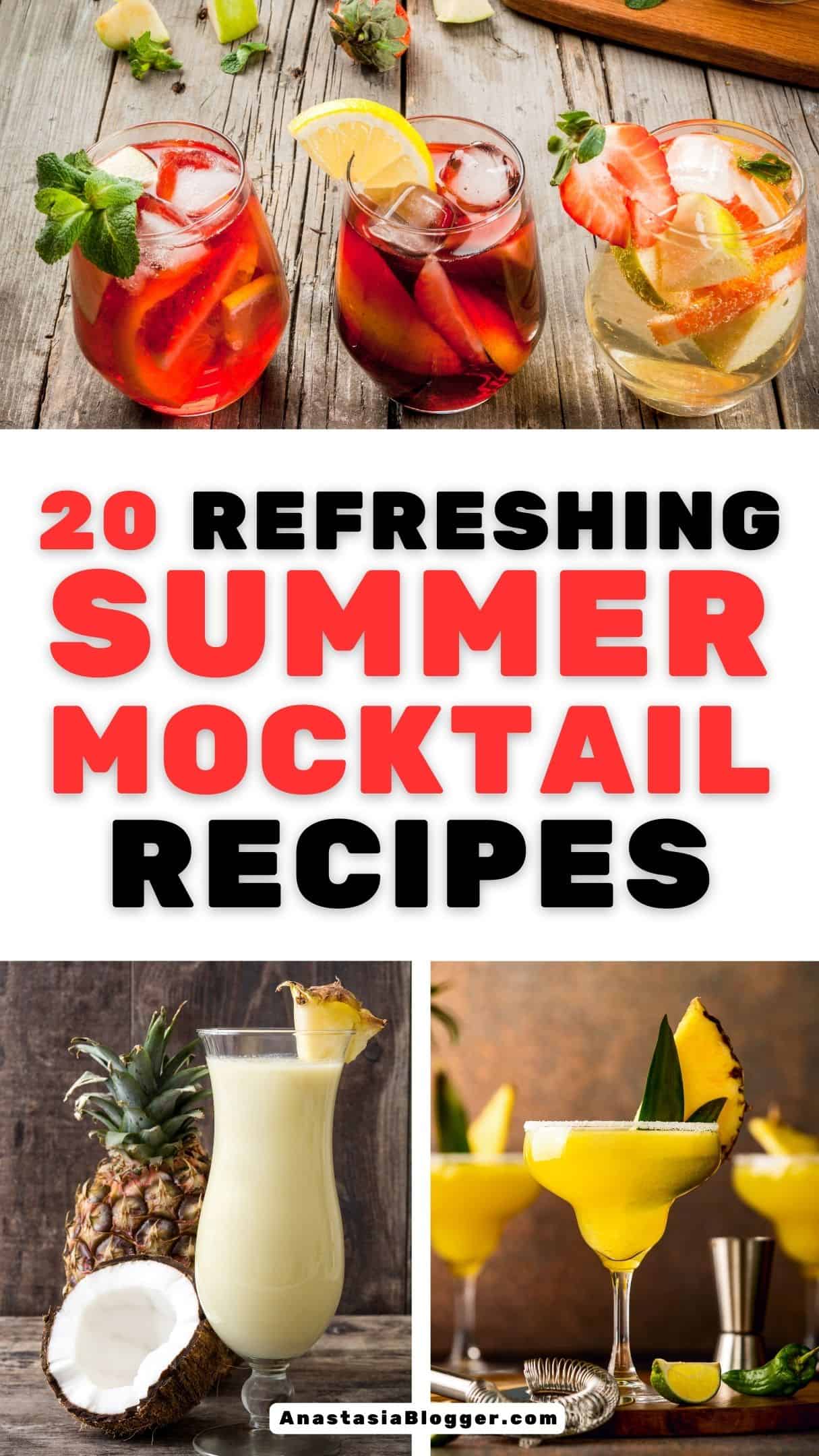 SUMMER MOCKTAIL RECIPES