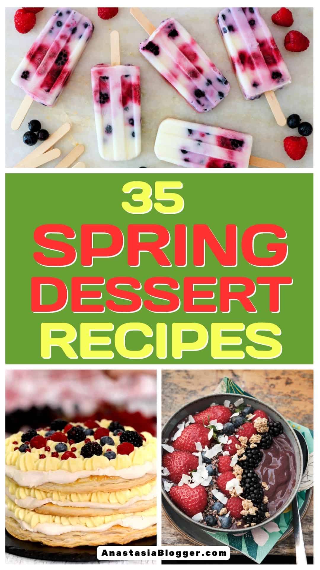  SPRING DESSERT RECIPES