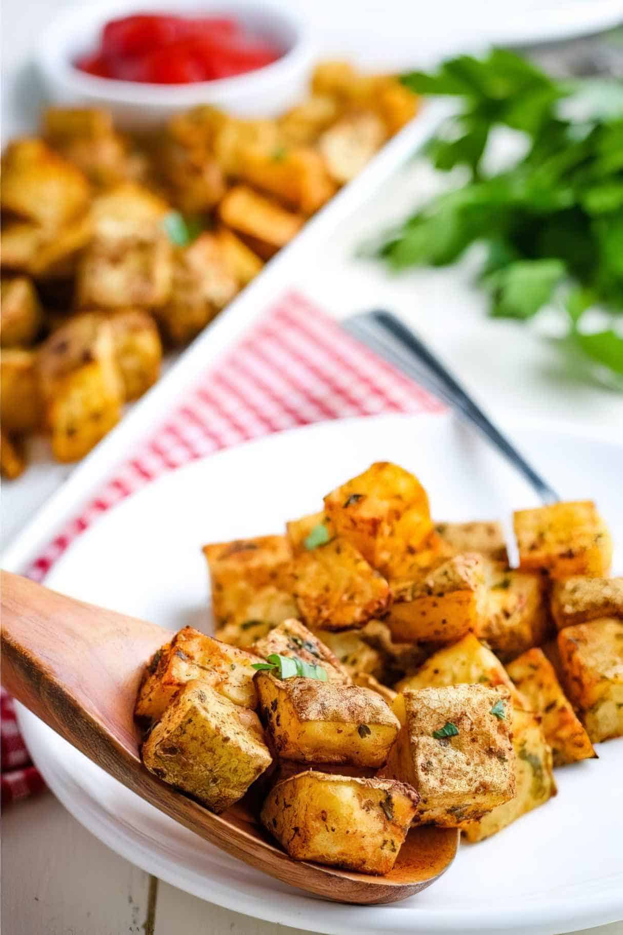 Air Fryer Diced Potatoes