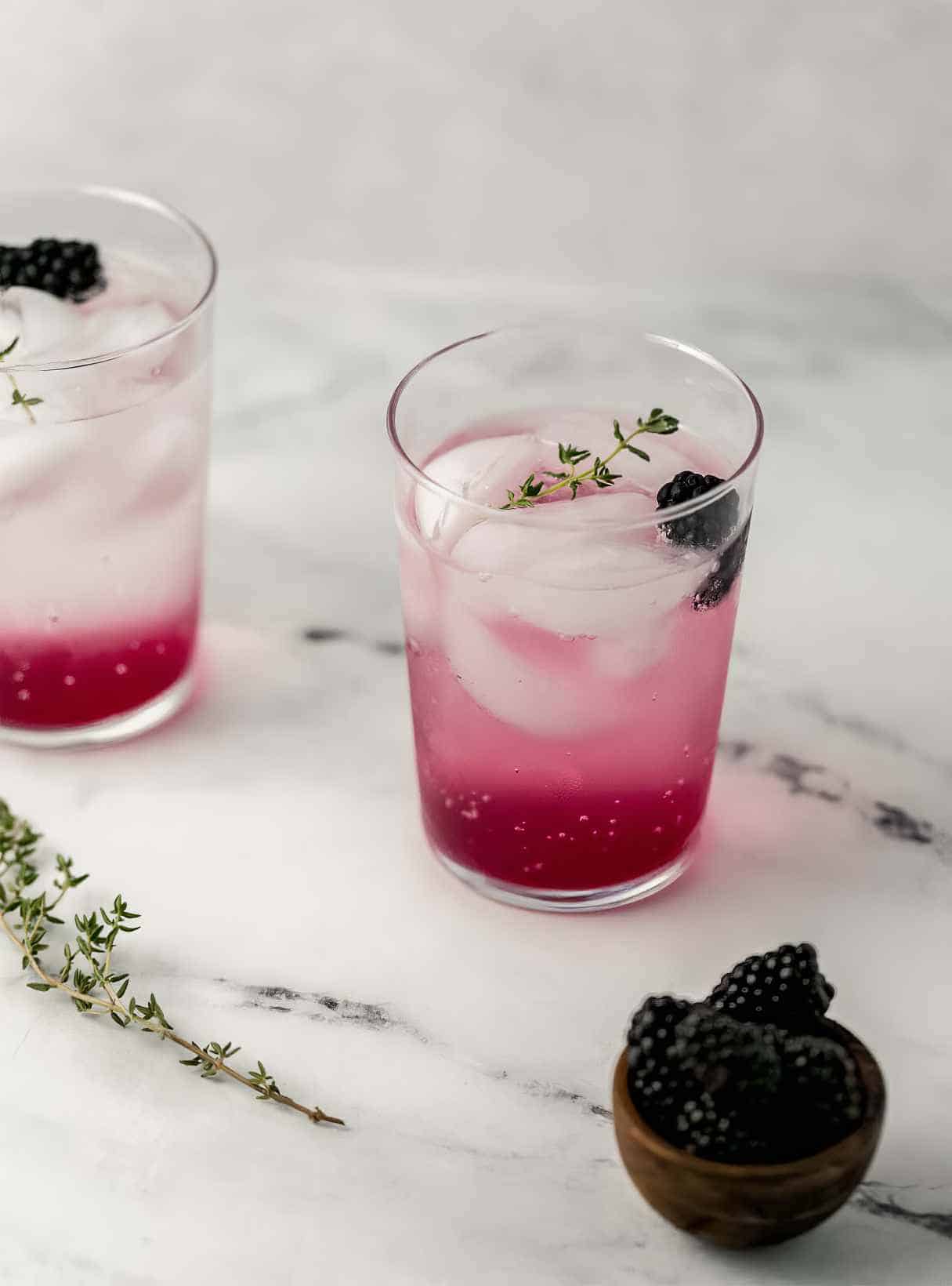 Blackberry Thyme Mocktail Recipe
