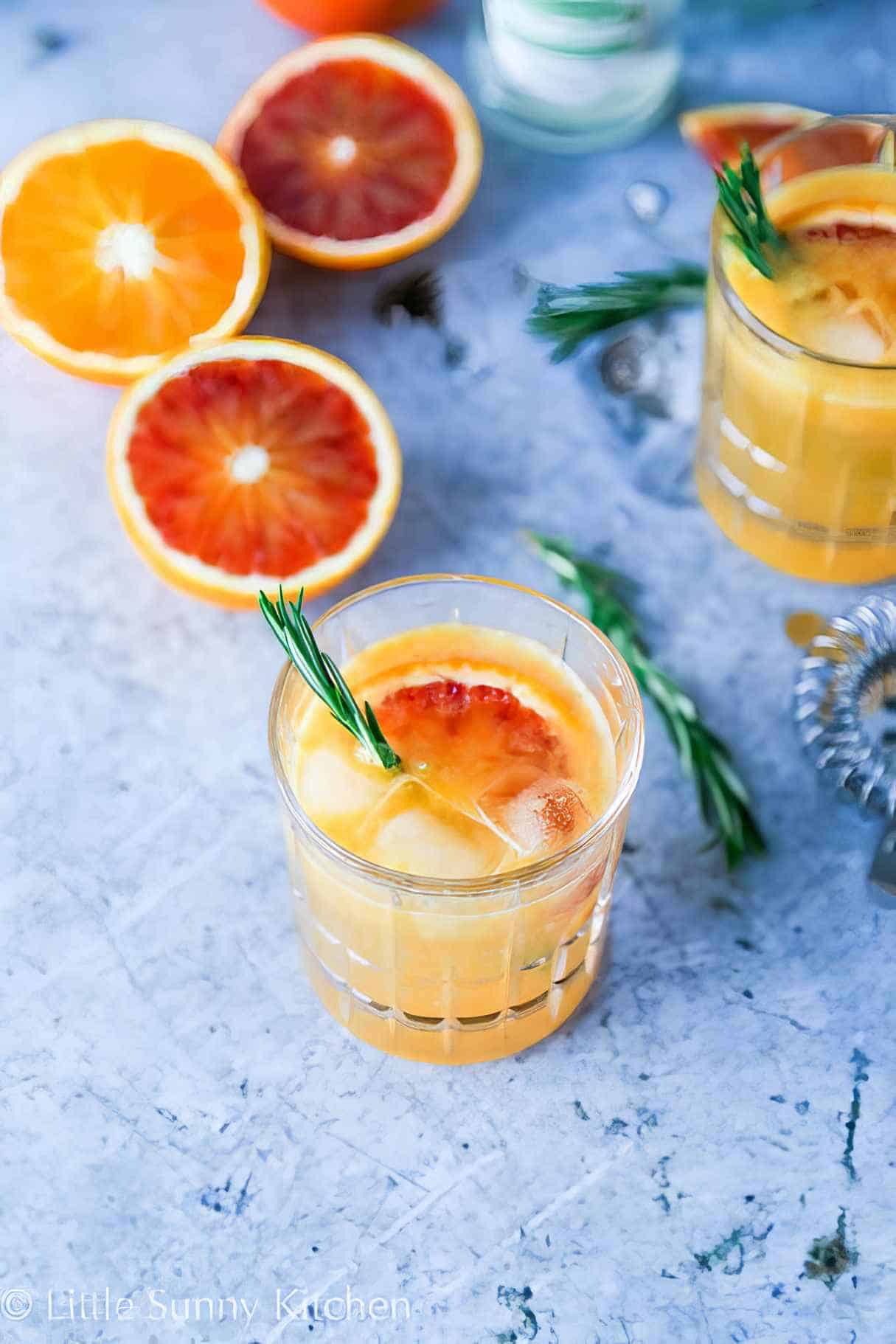 Make Healthy Blood Orange Elderflower Mocktail
