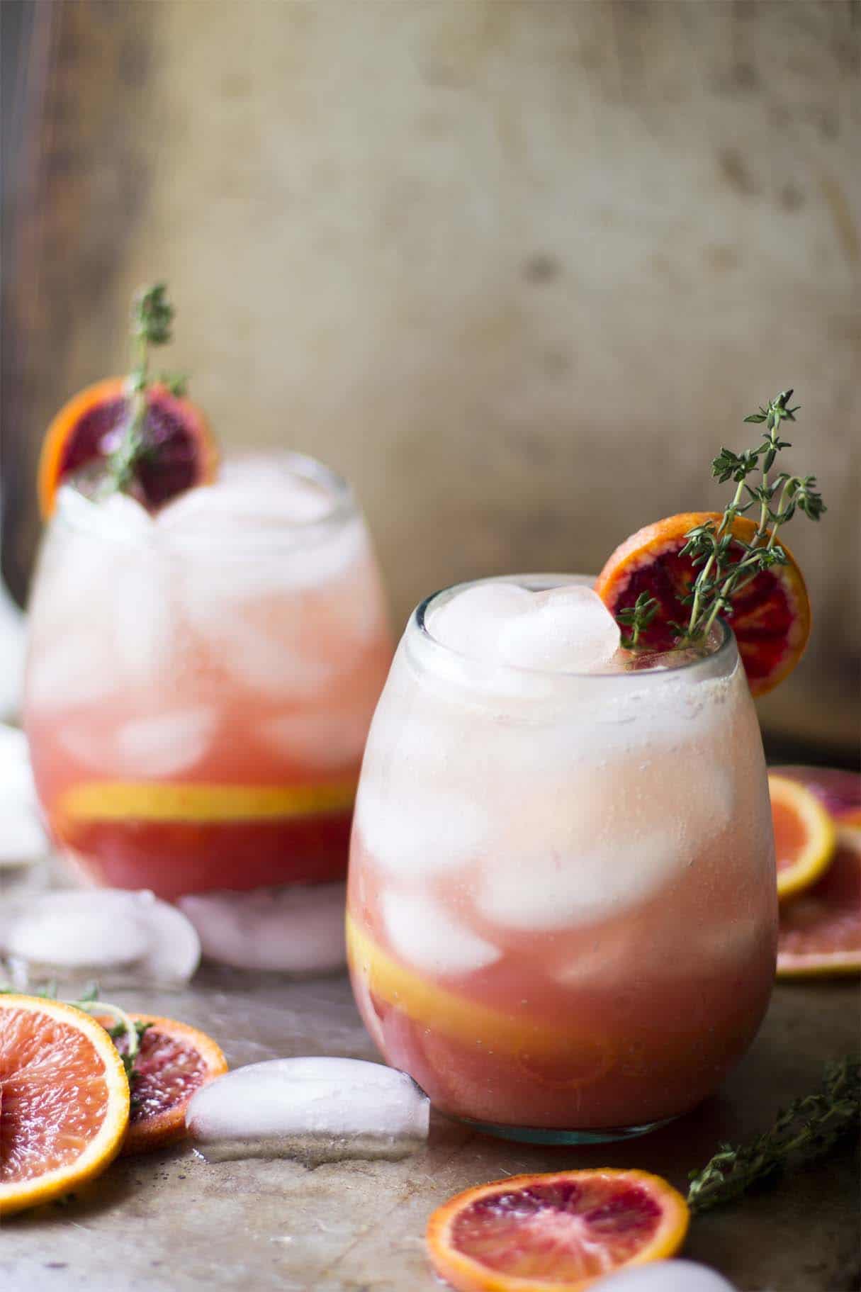 Citrus Thyme Punch Mocktail