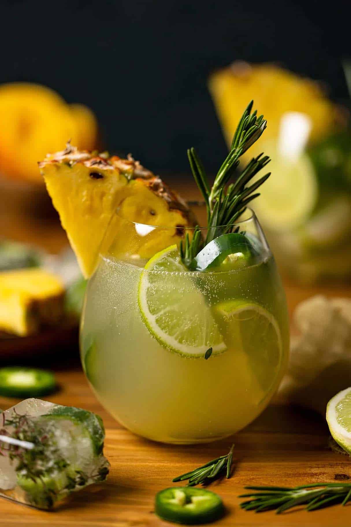 Pineapple Jalapeño Lime Mocktail