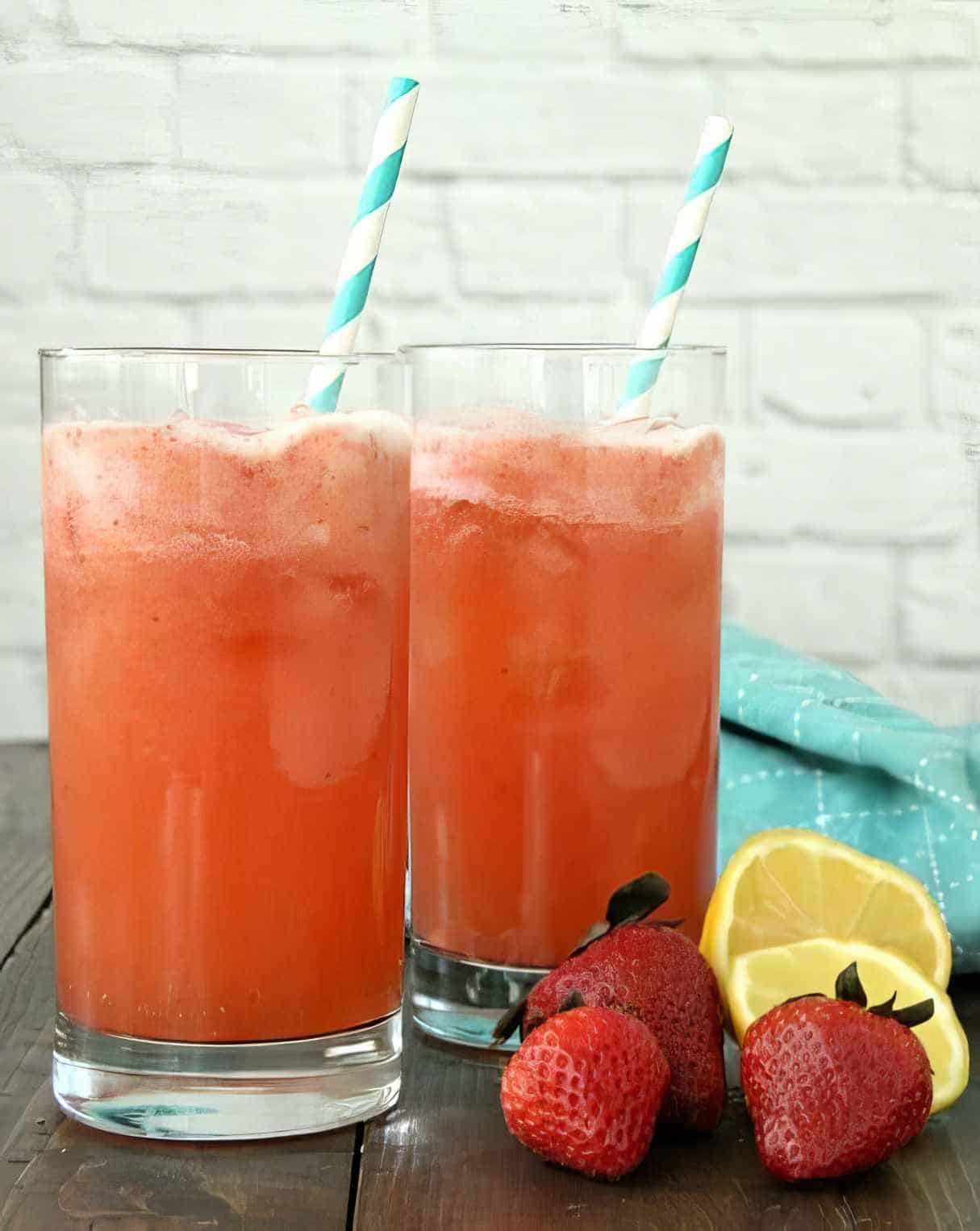 Strawberry Mint Lemonade