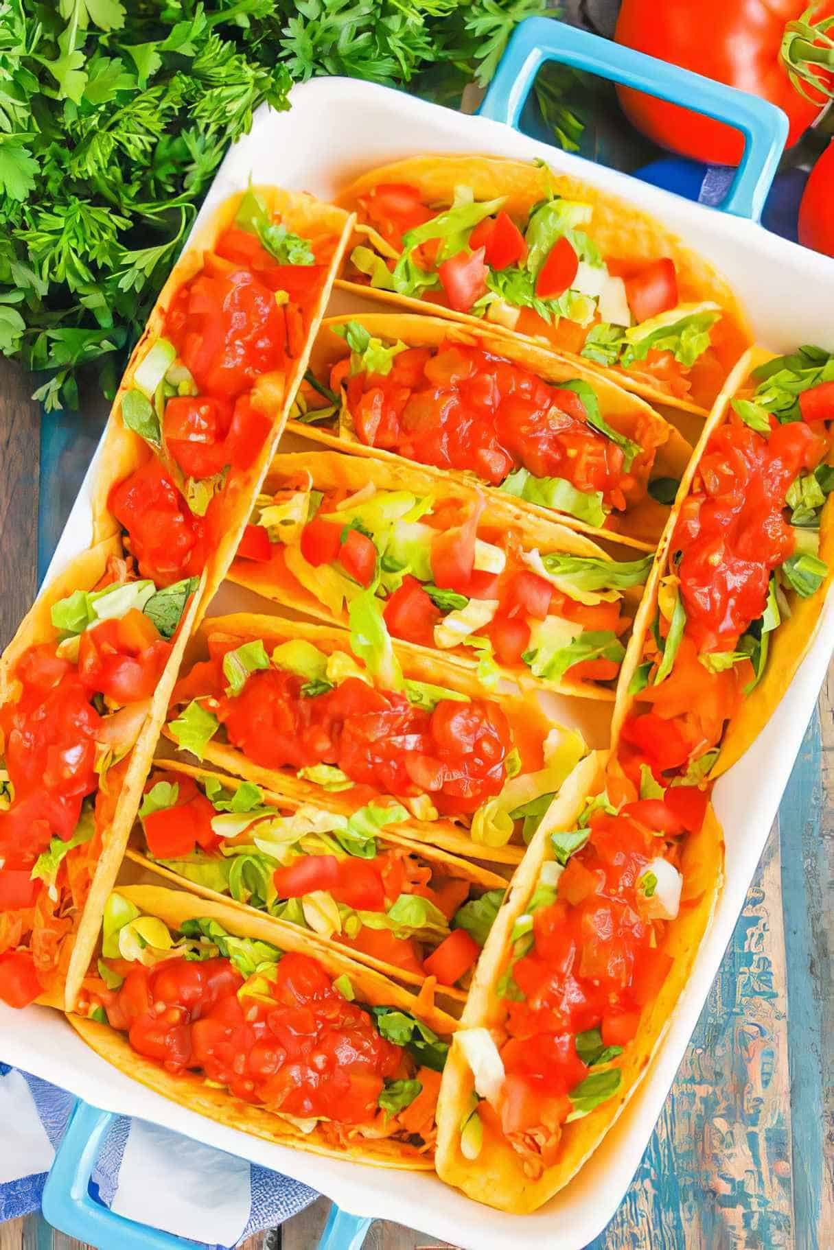 Baked Chicken Tacos