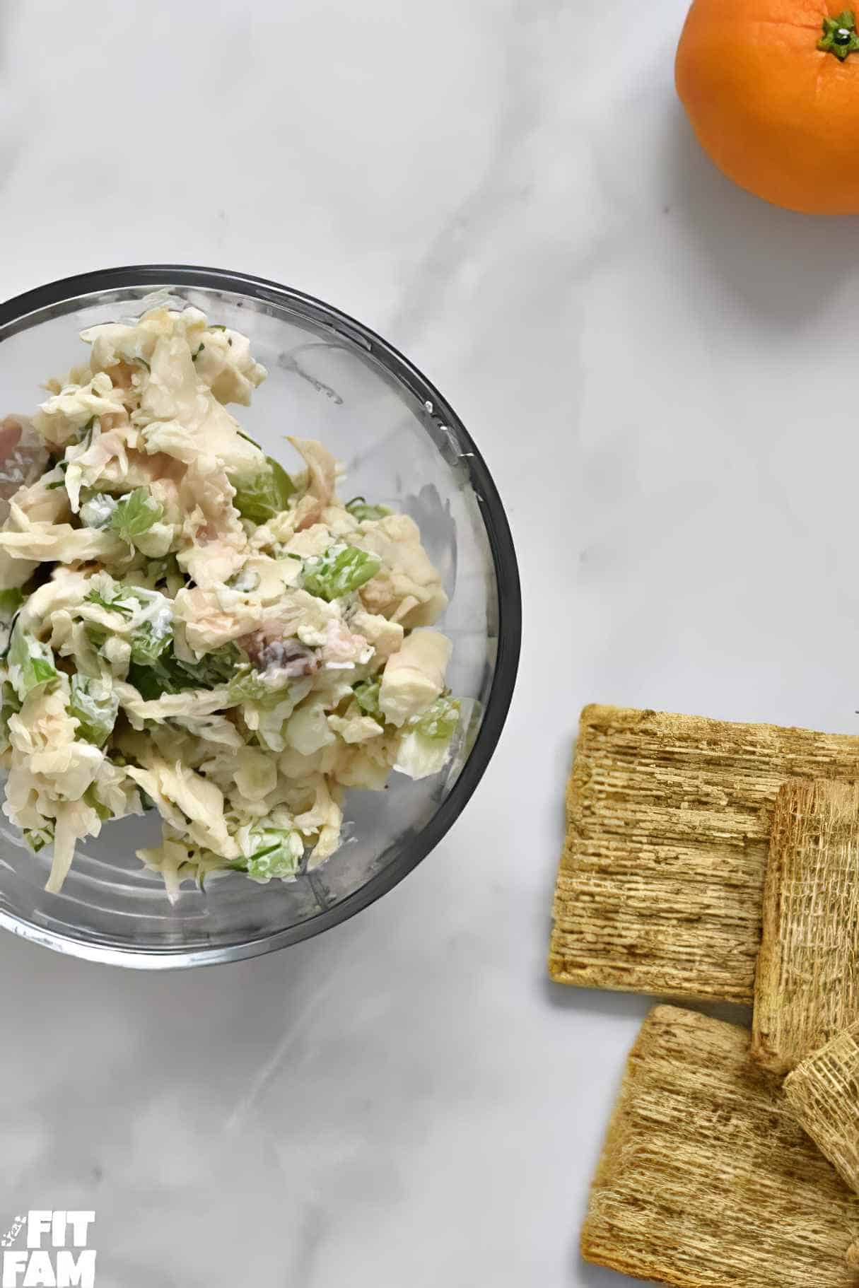 Super Fancy Healthy Chicken Salad w/ Greek Yogurt